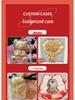 Golden Rich Long-Eared Rabbit Plush Doll with Bow and Princess Skirt - Valentine's Day Charm