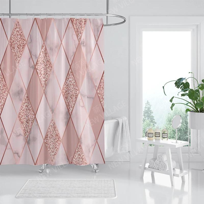 

Home Shower Curtains For Bathroom Colorful Marbling Waterproof Fabric Bathroom Curtains Modern Shower Curtain 180X200 240X200 W60H190(CM)-1 Pcs