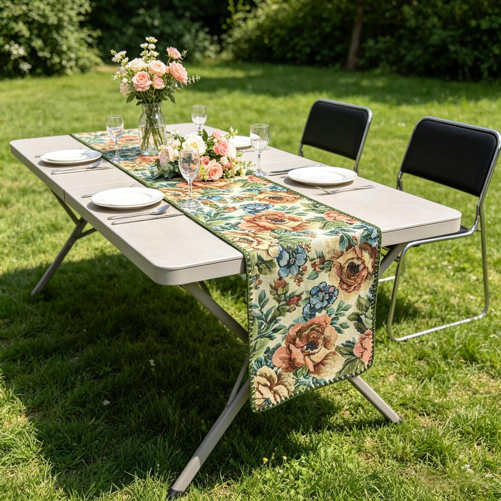 Dining Table, TV Cabinet & Center Table Washable Modern Cotton Linen Nordic Design Table Runner