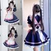 AOTYP Maid Maid Con Short Cat Cat Cute Maid Halloween Costume for Men and Little Sister Maid Large Complete School Photo Size M Outfit, Cosplay, Cafe,