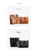 Large Capacity High-End Genuine Leather Tote - Women's Niche Design Handbag/Shoulder Bag