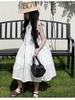 Summer 2025 Girls' Lace Princess Dress - Trendy Long Style for Big Children