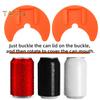 Soda Can Lid Cover Reusable Top Cap Protectors Leak-Proof Spill Guards for Soda Coke Beer Juice Beverages