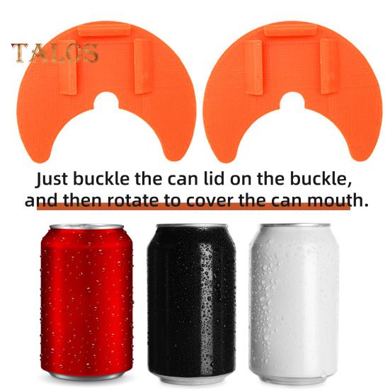 Soda Can Lid Cover Reusable Top Cap Protectors Leak-Proof Spill Guards for Soda Coke Beer Juice Beverages