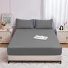 Soft Fitted Sheet Waterproof Mattress Protector, Breathable Mattress Pad Cover, White Sheet Bed Sheets with Elastic