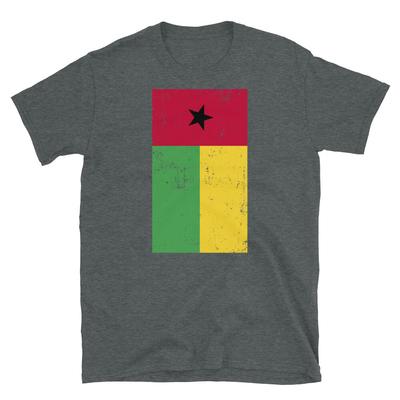 Guinea-Bissau West Africa Distressed Flag Short-Sleeve Unisex T-Shirt