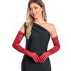 Sexy Transparente Plissierte Handschuhe Mesh Durchsichtig Braut Hochzeitskleid Lange Handschuhe Kostümparty Tanz Accessoire