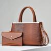 Elegant Everyday Pu Handbag For Women Versatile Bucket Bag With Soft Structure