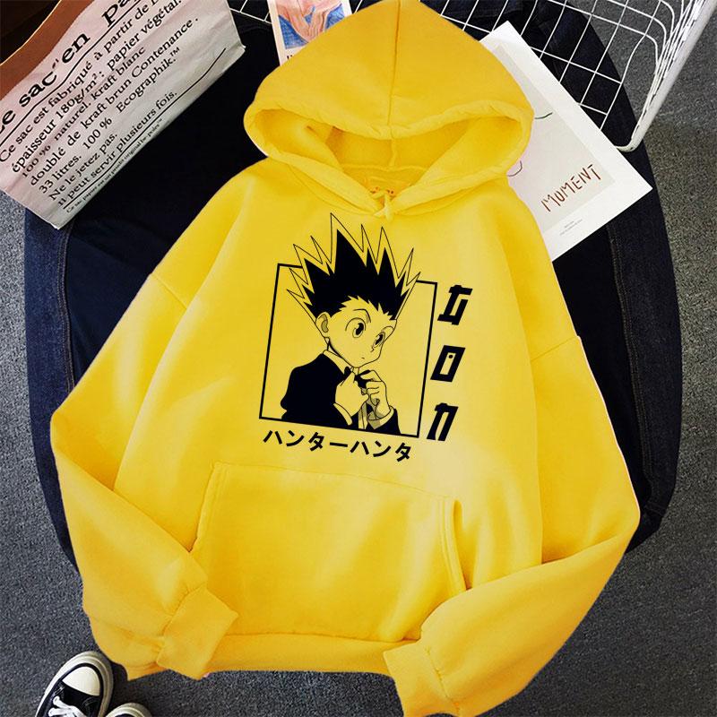 Kawaii Hunter X Hunter Women Hoodies Sweatshirt Killua Zoldyck Anime Manga Loose Hoodie Sweatshirt Oversized Winter Pullover Clothes