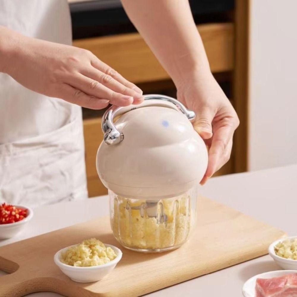 Efficient Electric Grinder Multi-Function Grinding Garlic And Vegetables Machine  Prepares