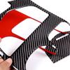 Soft Carbon Fiber For Maserati Ghibli 2014-2026 Car Center Control Gear Panel Cover Trim Sticker Car Accessories