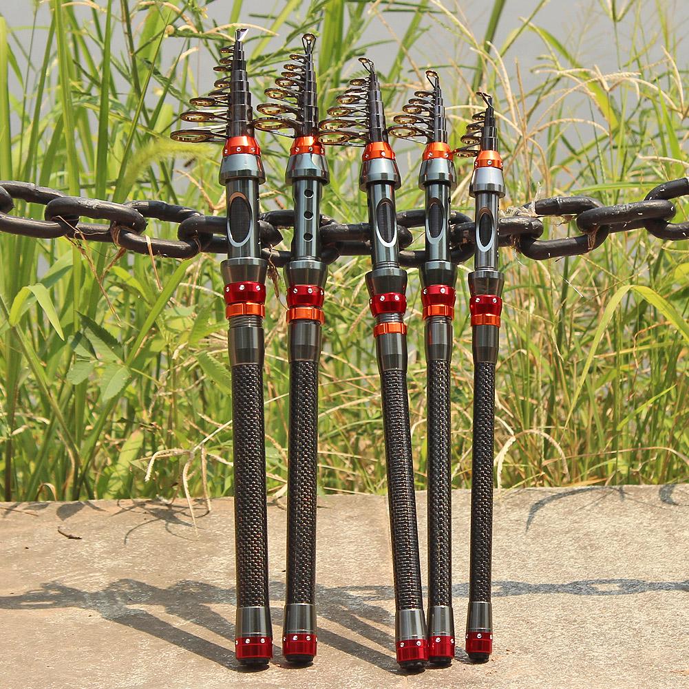 Spinning Fishing Rod Telescopic Fishing Rod 99% Carbon Portable Sea Water Fishing Carp Bass Salmon