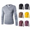 Stylish Men's Long Sleeve V-neck Knitted Cardigan Pullover Warmer Jumper Sweater Shirt Top For Casual Wear