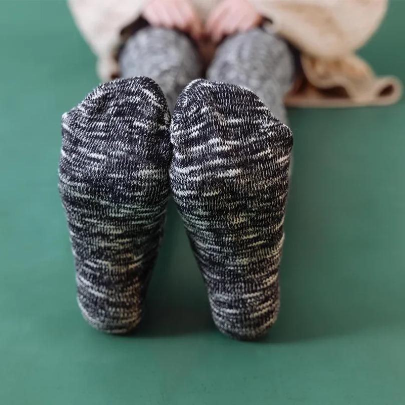 Calzini da donna sopra il ginocchio Calze Calde Invernali da Donna Ragazze Neri Lunghi fino alla coscia Lavorati a Maglia Cotone Spessi Nuovi Accoglienti