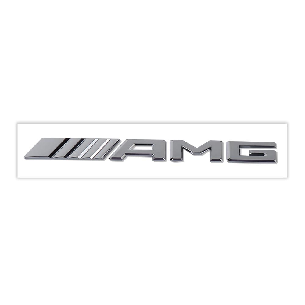 Pegatina Auto 3D AMG Para Mercedes Benz W201 W203 W204 W213 W177 W212 W205 W124 W211 CLA GT SLK GLA W176 Pegatina de Insignia de Letras Trasera