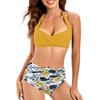 Push Up Female Swimsuit Women Sexy Bikini Set  Swimwear Swim Separate Two Piece Bathing Suit