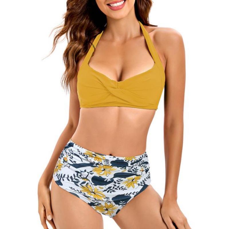 Push Up Female Swimsuit Women Sexy Bikini Set Swimwear Swim Separate Two Piece Bathing Suit