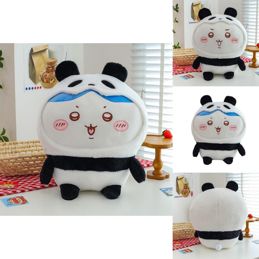 Adorable Panda Plush Toy Collection Soft And Cuddly Stuffed Bear Dolls In Blue Yellow And Pink