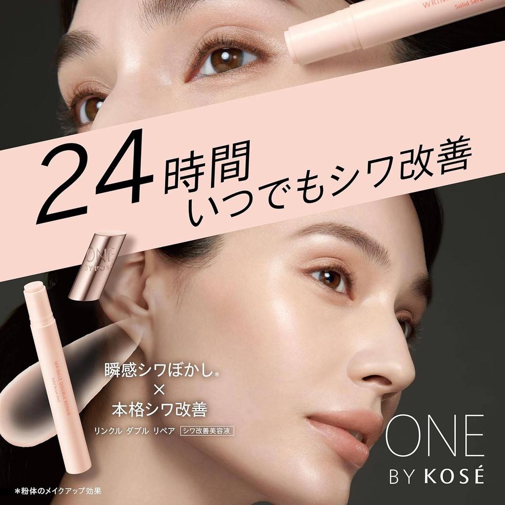One by Kose Wrinkle Double Repair Solid Serum Stick 4g