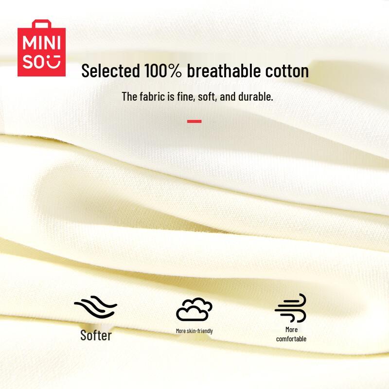MINISO Boys' 2026 Summer Cotton T-shirt & Shorts Set