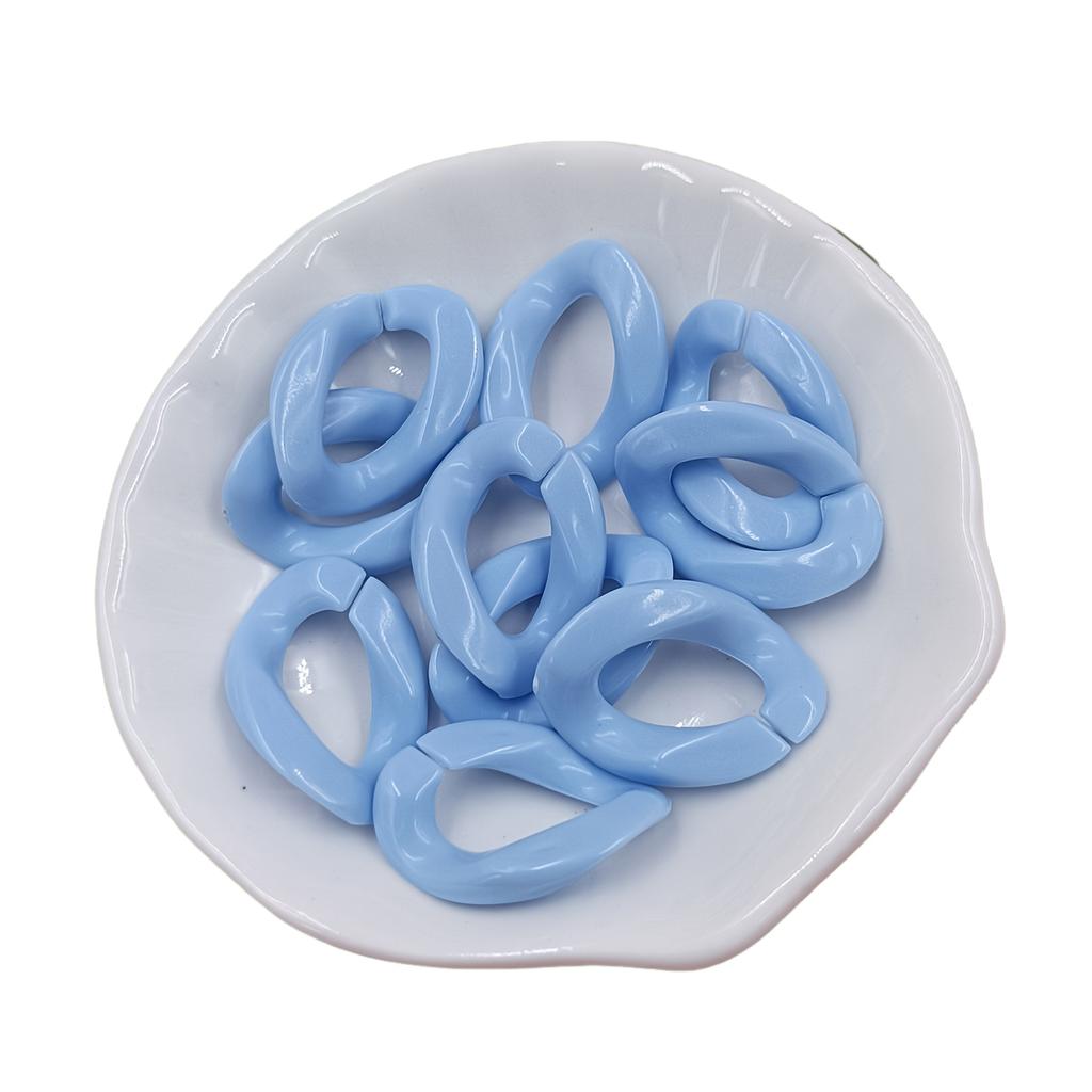 25 ks/balení 17*23 mm barevné makronky s twisty, korálky, spona pro diy módní náhrdelník, telefon, tašku, řetízek, výrobu šperků, dekorativní doplňky