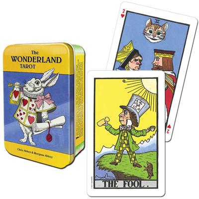 LANG Tarotkarten Waite Edition im Wunderland Tarot a mit japanischer Anleitung und Tarot-Wahrsagerei Das Wunderland-Tarot in einer Dose [Alice] (im