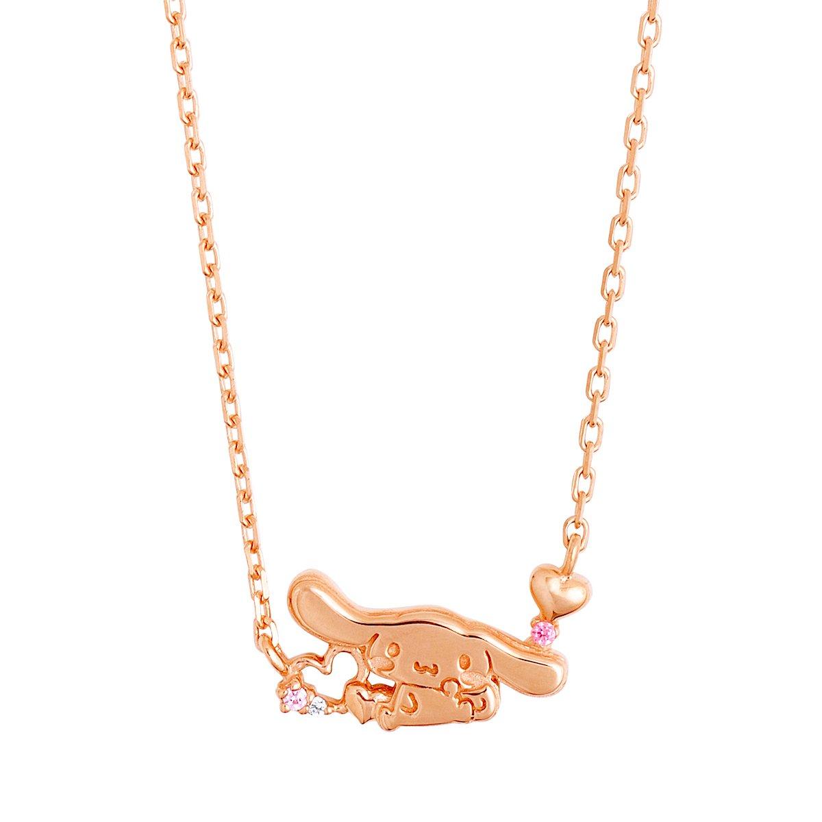 

THE KISS 40cm x THE KISS Cinnamoroll Lovely Heart Necklace [The Kiss] CR-SN701CB [Cinnamoroll collaboration]