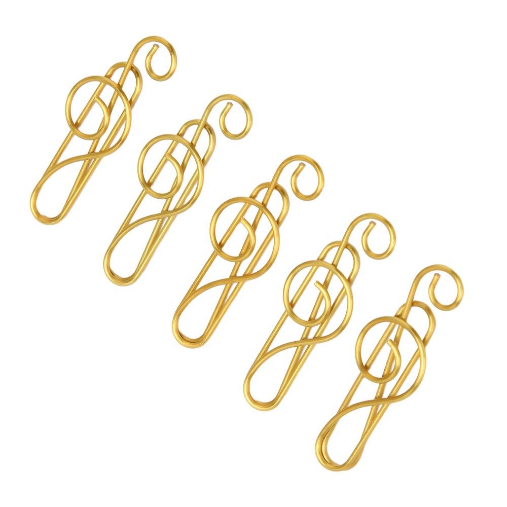 100 Pcs Anti Slip Fancy Paperclips Gold/ Green Small Paper Clips Cute Cool Paper Clips  Office