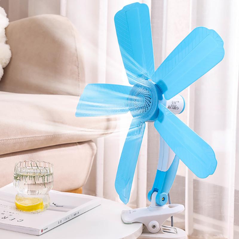 Home Desktop Clip Fan Mini Electric Wall Mounted Office Clamp Cooling Fans Student Dorm Bed Natural Wind Ventilation 220V