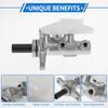 1 Pcs Brake Master Cylinder for Honda Civic 2012-2015 Durable Aluminum Alloy,Plastic Engine Compartment Hydraulic Master Cylinder with Reservoir