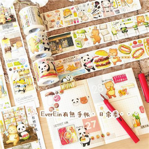1pcs/1lot Decorative Adhesive Tapes Munchkin's Teeth Bear Masking Tapes Scrapbooking DIY Paper Japanese Stickers