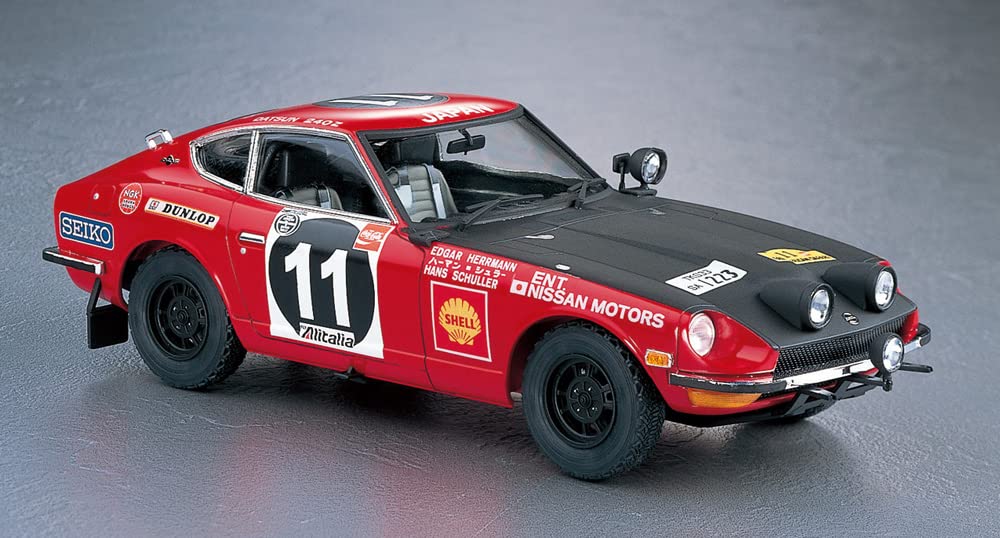 Hasegawa Scale Datsun Fairlady 240Z 1971 Safari Rally Winner Plastic Model Kit HC48 1/24