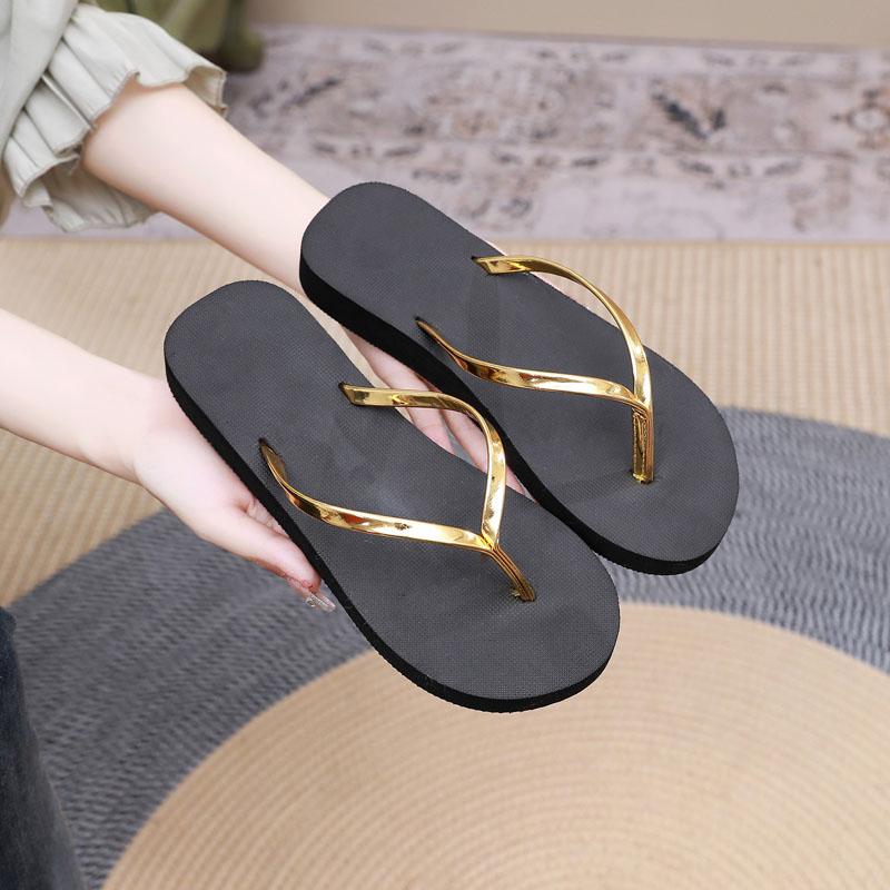 Flip Flops Women Summer Outside Flat Bottomed Beach Shoes Sandals Shoes for Women Slippers Indoor House Chaussure Femme