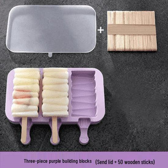 **Food-Grade Silicone Ice Pop Molds for Homemade Popsicles**