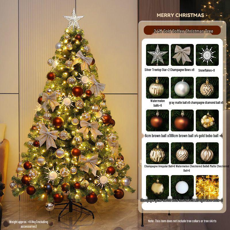 Large Christmas Ornaments Set for Living Room and Home Decoration