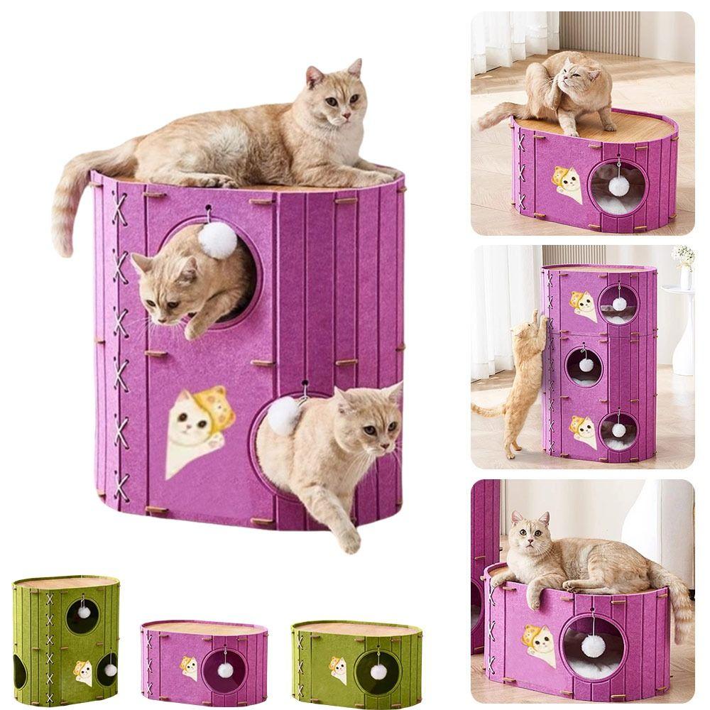 Wear Resistant Cat Nest Multi Layer Cat House New Cat Climbing Frame  Pet Accessories