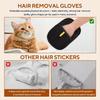 Pet Hair Removal Tool Reusable Static Removal Gloves, Double-Sided Grooming Gloves for Pets, Removes Pet Fur Hair for Carpets