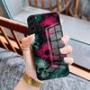 Funda de Teléfono con Patrones de Terror de Calavera Para Samsung S26 S25 Plus S20 S20 Plus S22 Ultra S23 FE S21 Plus S21 Ultra Cubierta de Cristal