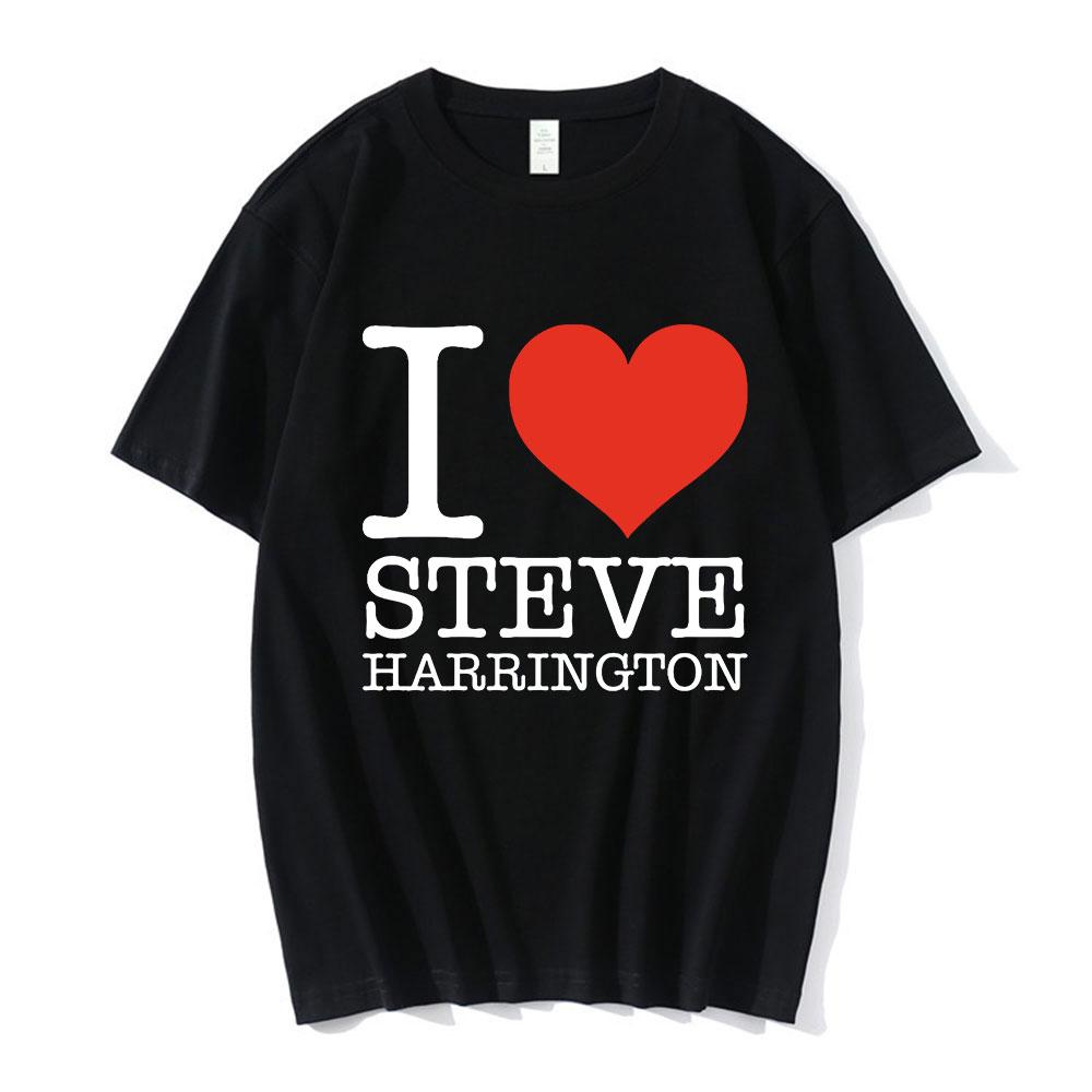 Steve Harrington T-shirts Women Graphics Print T-shirt Unisex Short Sleeve Oversize Pure Cotton T Shirt Harajuku Streetwear Tops