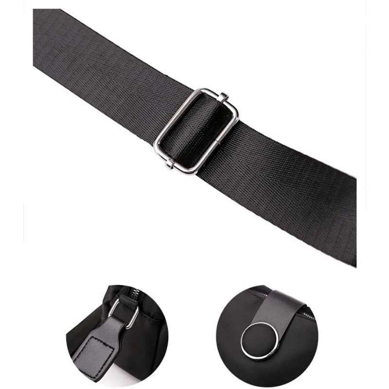 Bolso de hombro informal de nailon para mujer, bandolera impermeable a la moda, bandolera pequeña ligera de viaje, bolso de compras para mujer