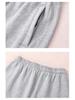 Women's Dark Gray Casual Sweatpants - Plus Size, Pure Cotton, Spring & Autumn 2025 Collection