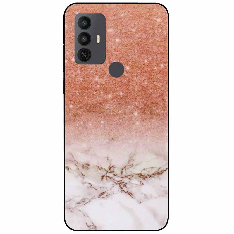 Phone Cover For Alcatel 1V 2021 Case Silicone Lovely Black Bumper Soft TPU Coque for Alcatel 1V (2021) 6002A 6002D 1 V Shells