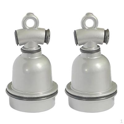 2 Peças E27 À Prova D'água Alumínio Lâmpada Lâmpada Aquecedor Suporte Soquete para Vaca