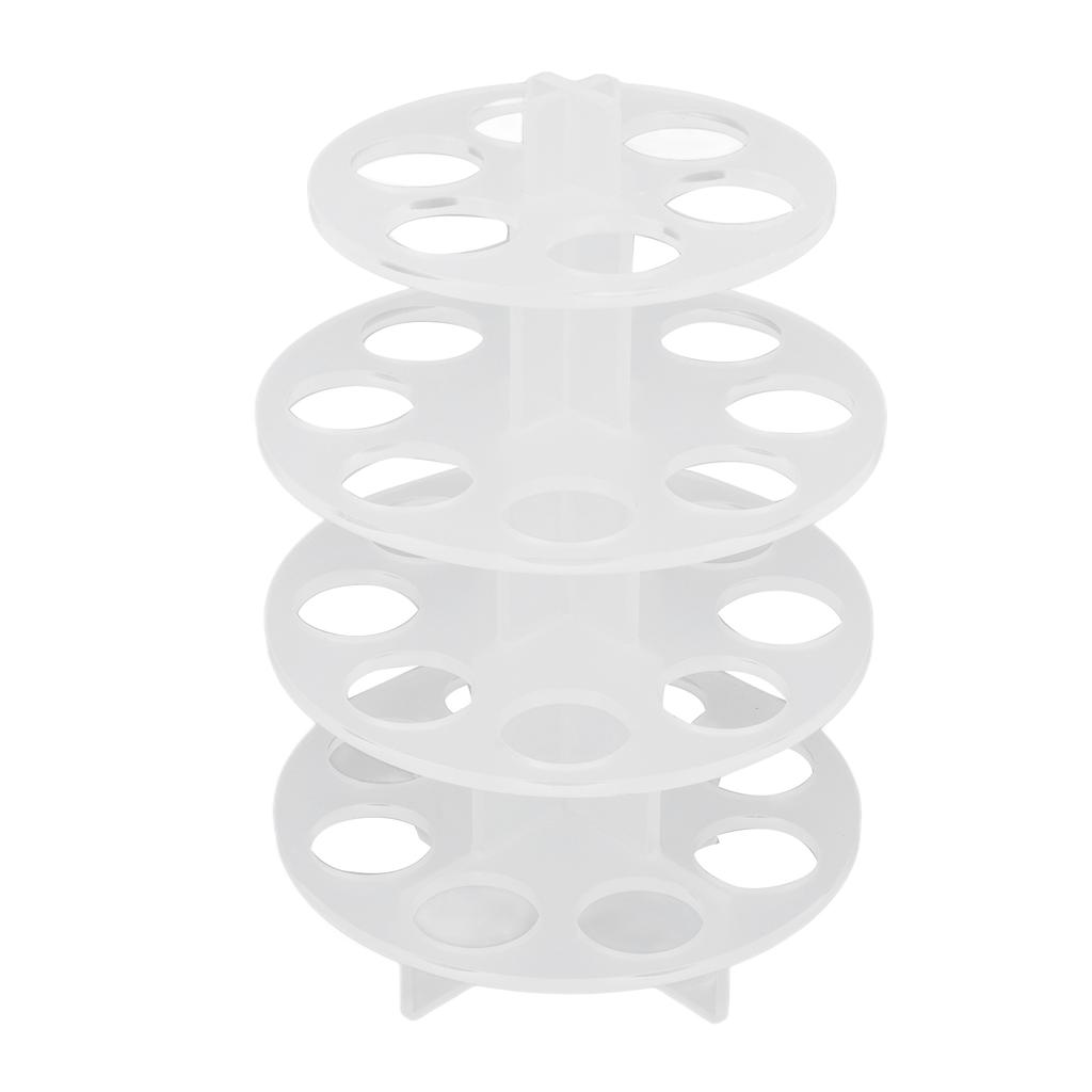 30 Löcher Kaffee Karussell Halter Kaffee Kapsel Organizer Aufbewahrungsständer Acryl Modernes Design für Zuhause Büro