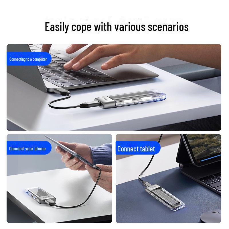 Carcasă SSD Orico Type-C 3.2 NVMe/SATA M.2