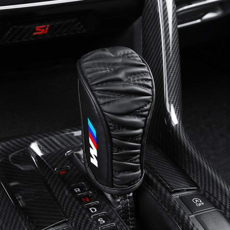 Car Shift Handle Cover Non-slip Wear-resistant For BMW 1 3 5 7 Serie M Performance X1 X3 X4 X5 F10 F15 F16 F20 F30 M3 M4 E34 E46 Cysh69
