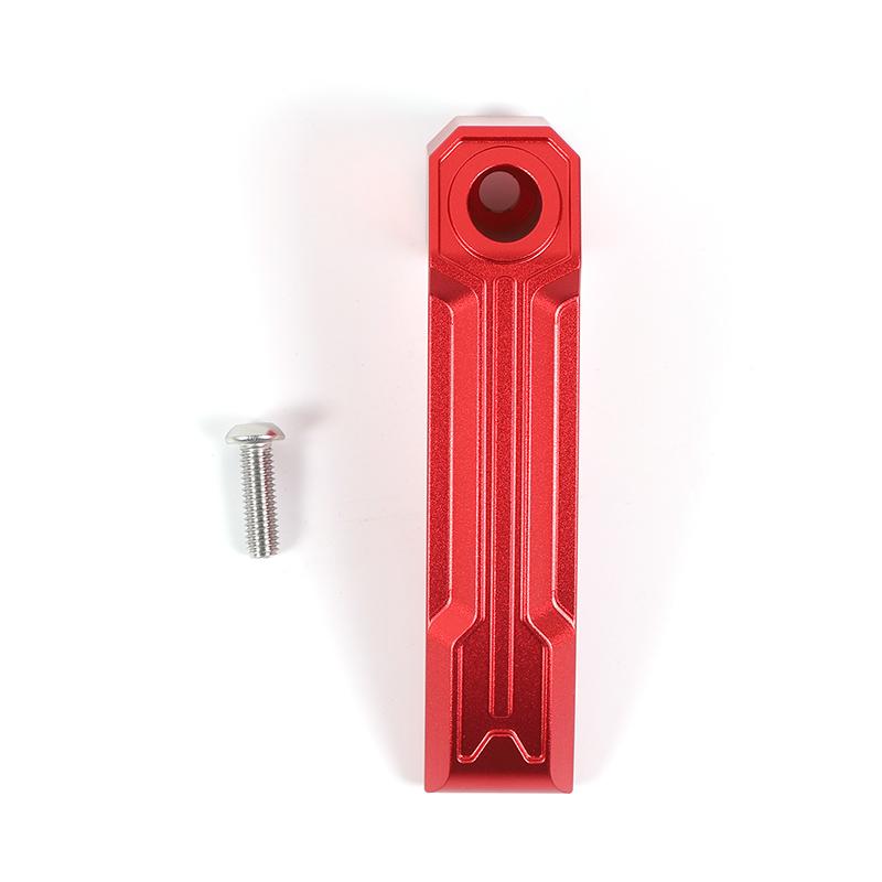 

Aluminum Alloy Fit For Fiat 500 2007-2026 Car Rear Trunk Tailgate Door Assist Pull Handle Trim Car Accessories червоний