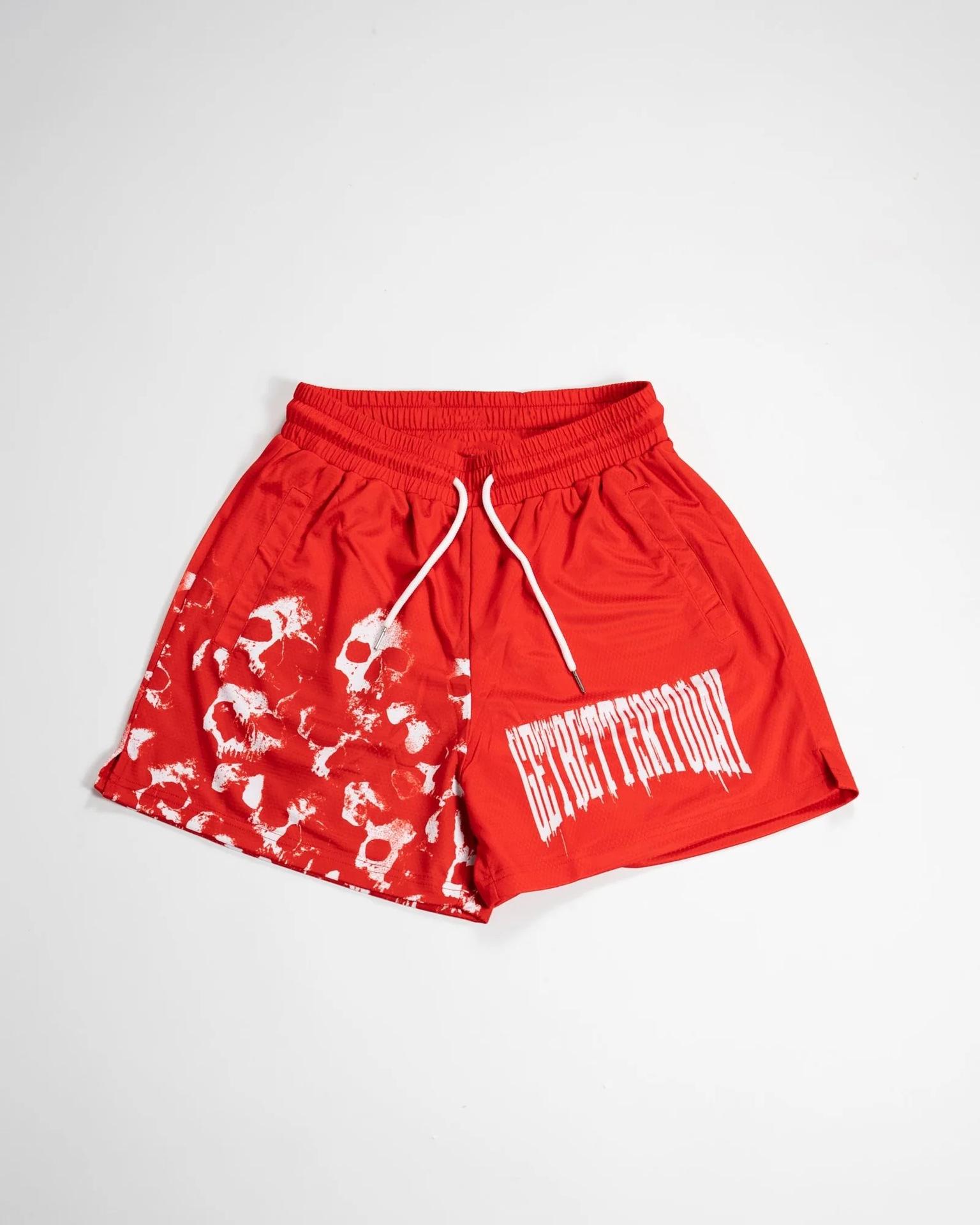 

Мужские быстросохнущие сетчатые спортивные шорты: Модные бокс, фитнес и бег. Medium