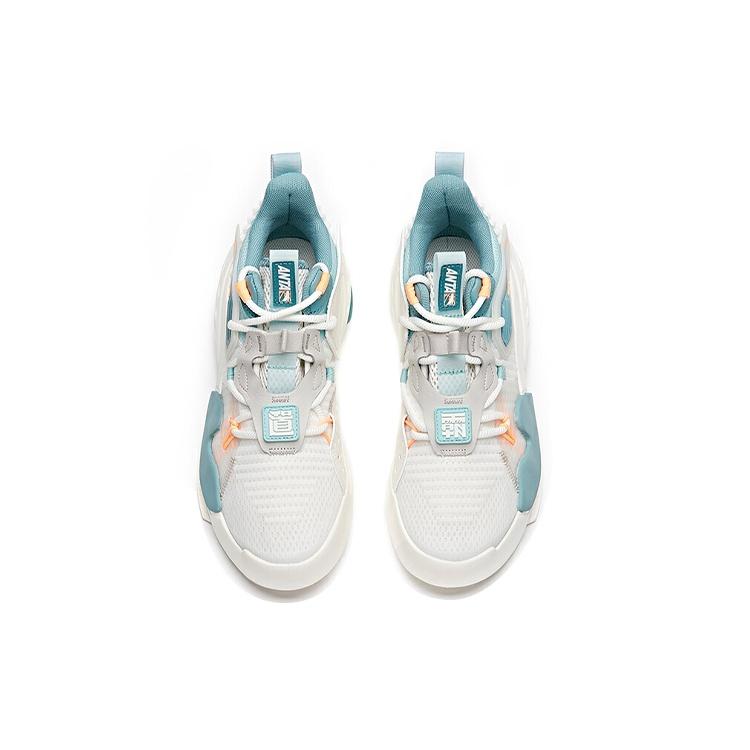 Anta Bastard Keep Moving Skateboarding Shoes 'White Blue' Men's 112128084-4