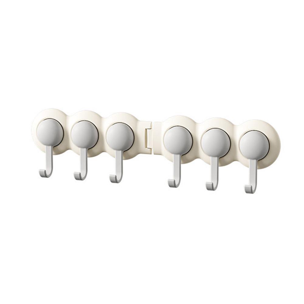 Rotating Row Hooks Self Adhesive Bathroom Hook New Wall Hook Hanger Corner Storage